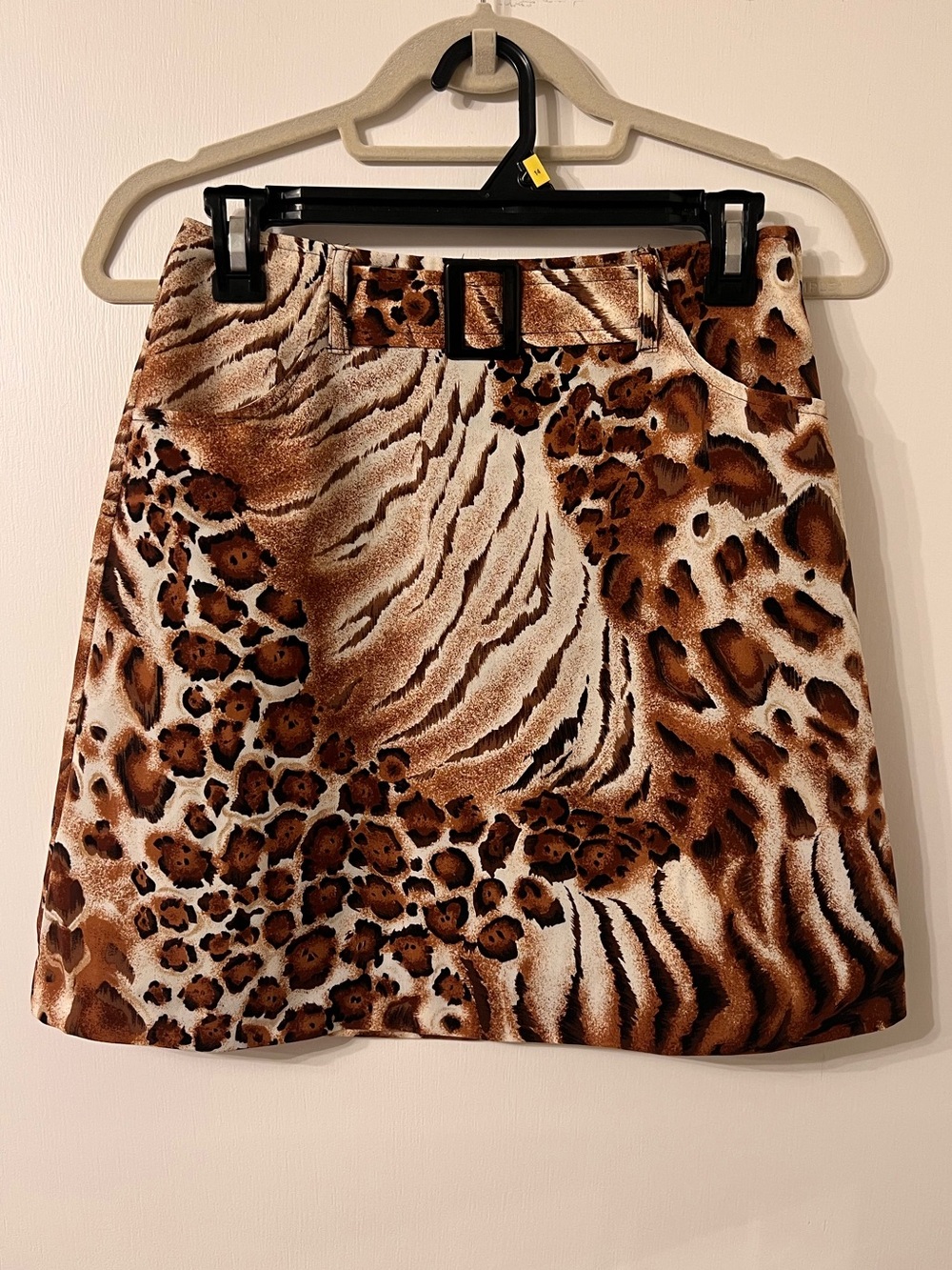 VINTAGE NY INVASION TIGER ANIMAL PRINT MINI SKIRT ✨